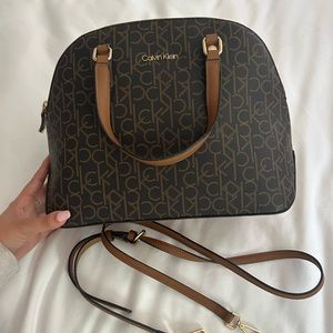 Brown Calvin Klein purse